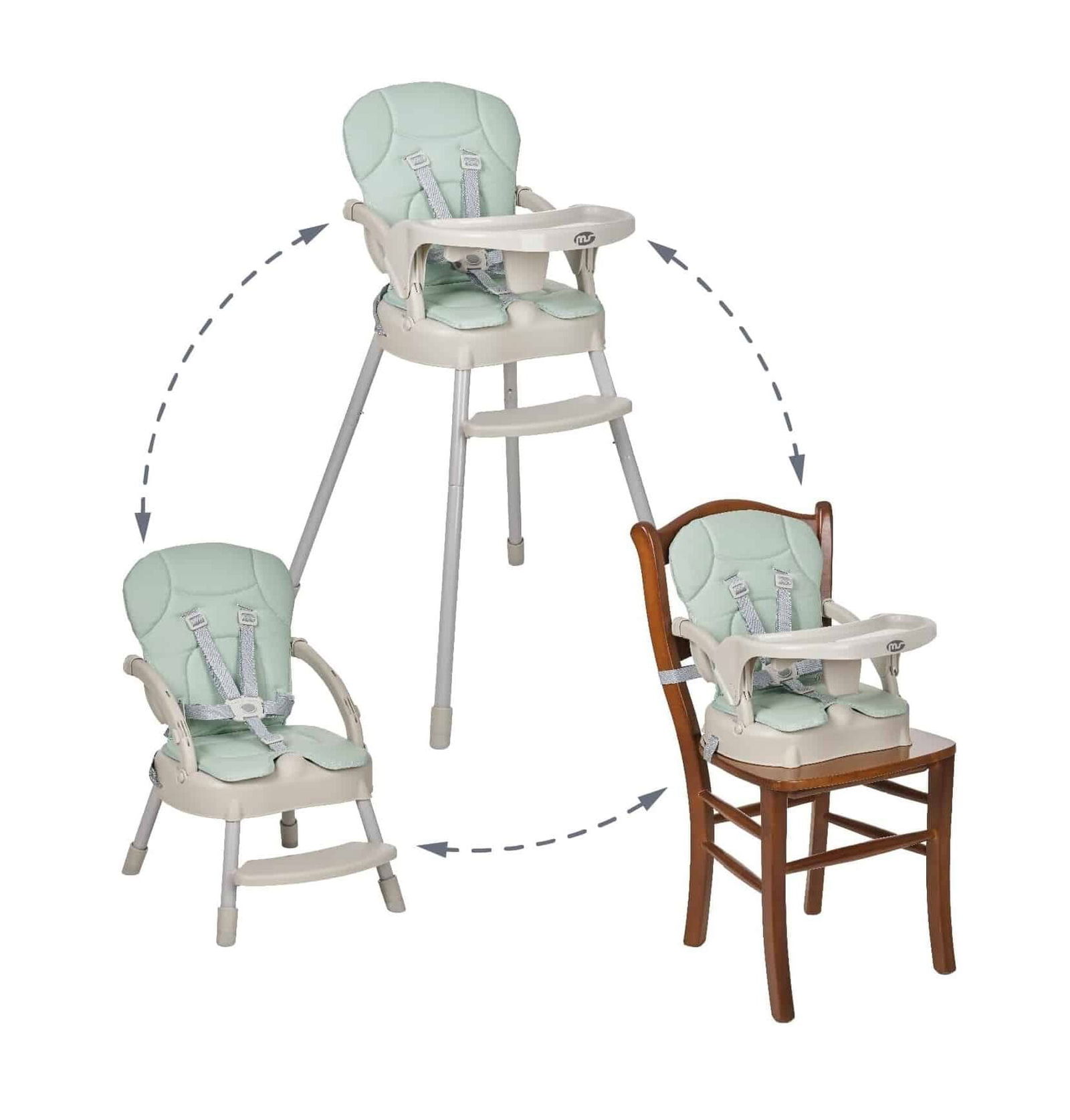 MS Chaise Haute Belly 3 en 1