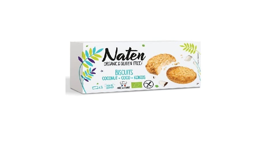 Naten Biscuits à la Noix De Coco Bio Sans Gluten 150g