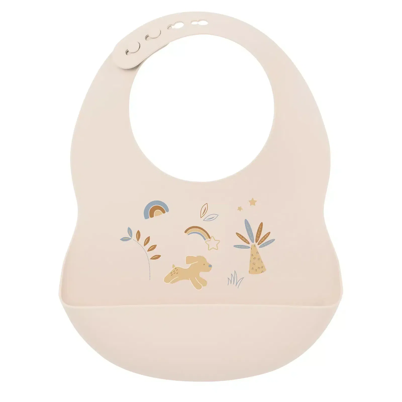 Nattou Bavoir en Silicone Beige Boho