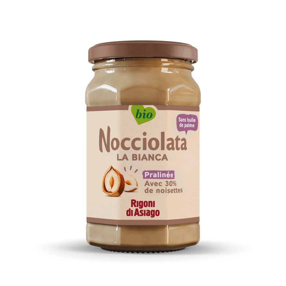 Nocciolata La Bianca Praliné avec 30% de noisettes