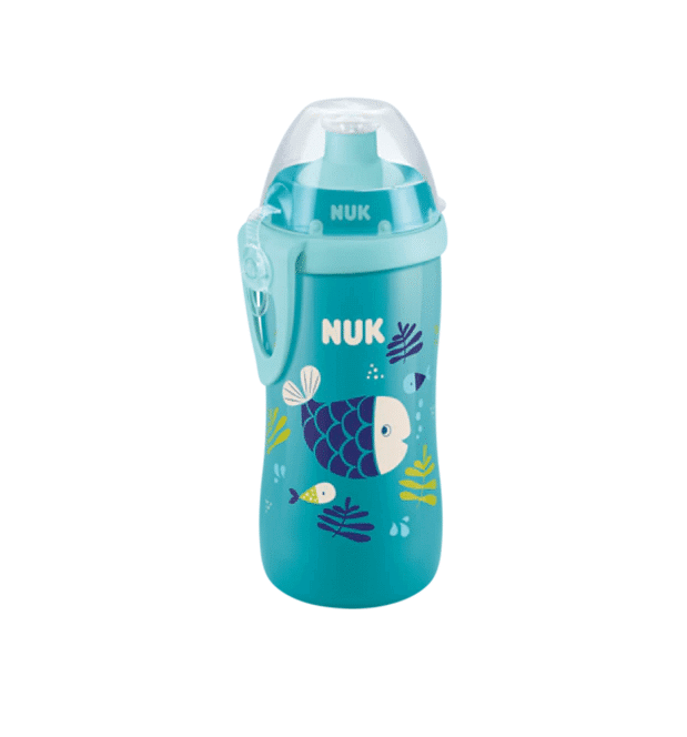 Nuk Junior Cup 300ml avec effet caméléon 18m+ Bleu