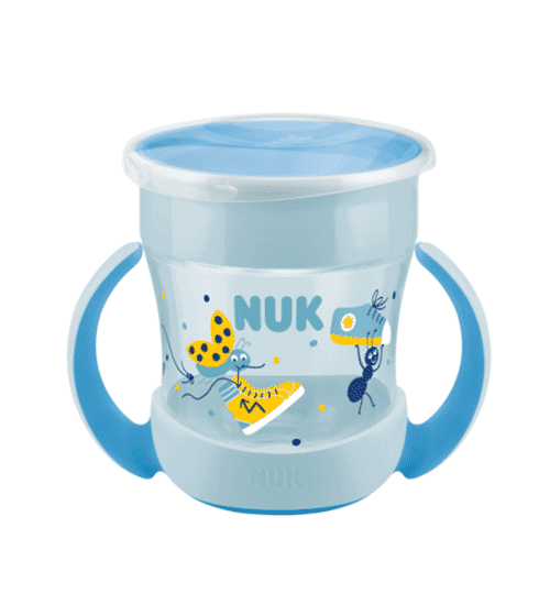 Nuk Mini Magic Cup 360° avec anses 160 ml – Bleu