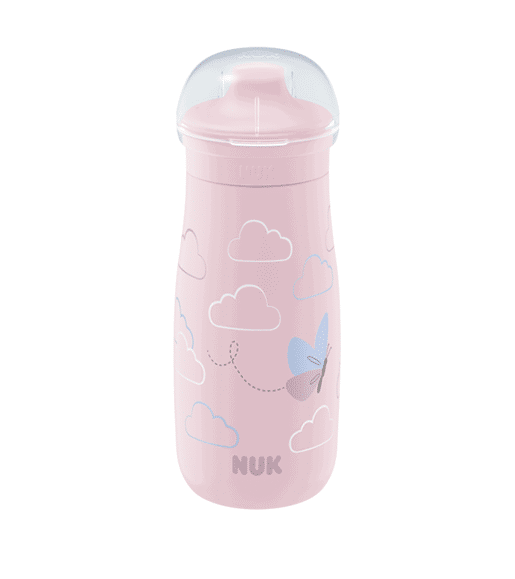 Nuk Mini-Me Sip 300ml avec bec verseur Rose 9m+