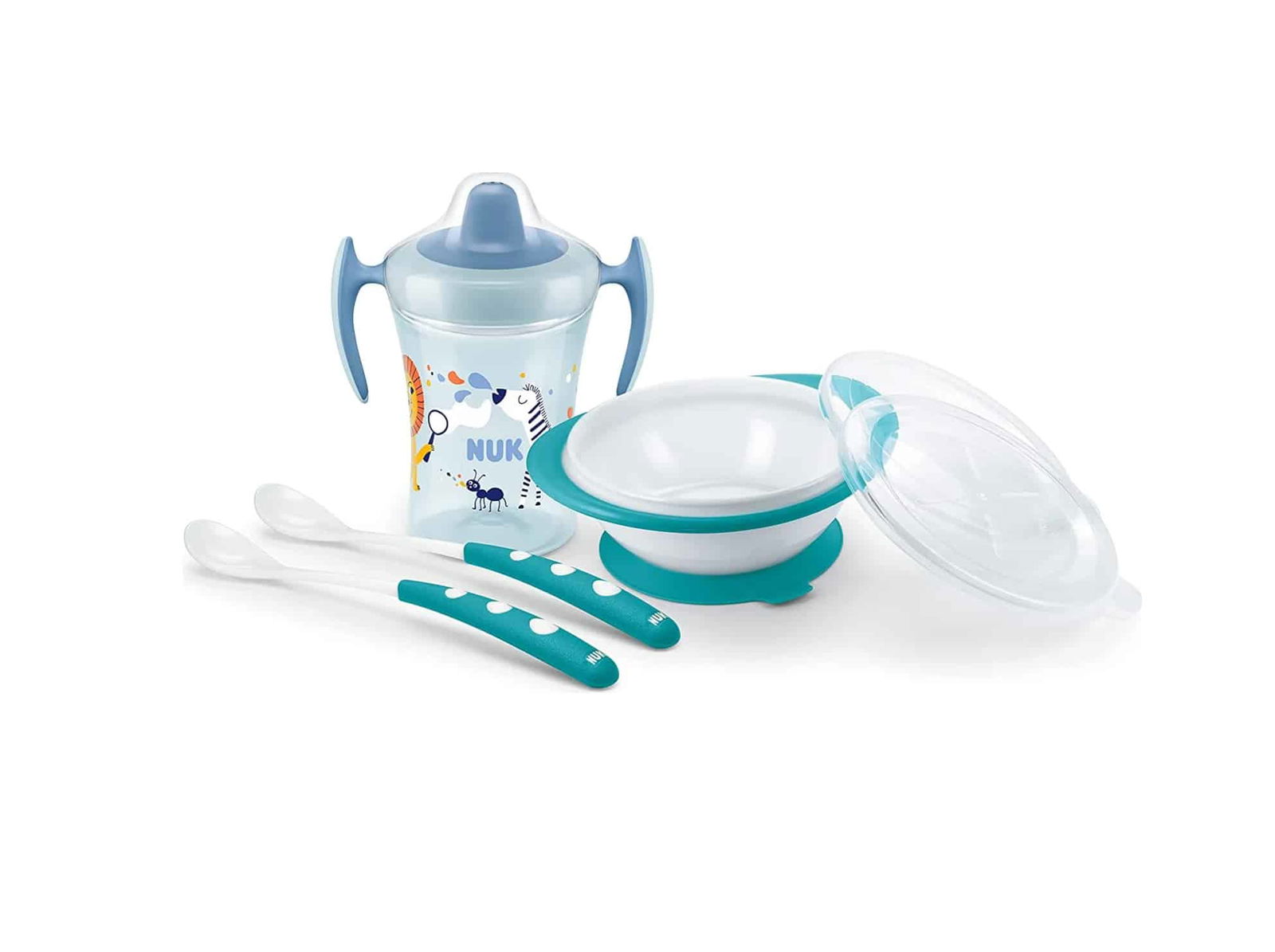Nuk Set Repas 4 pièces bleu