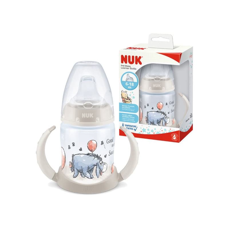 Nuk Tasse d’apprentissage First Choice Winnie the pooh 150ml 6-18mois Gris