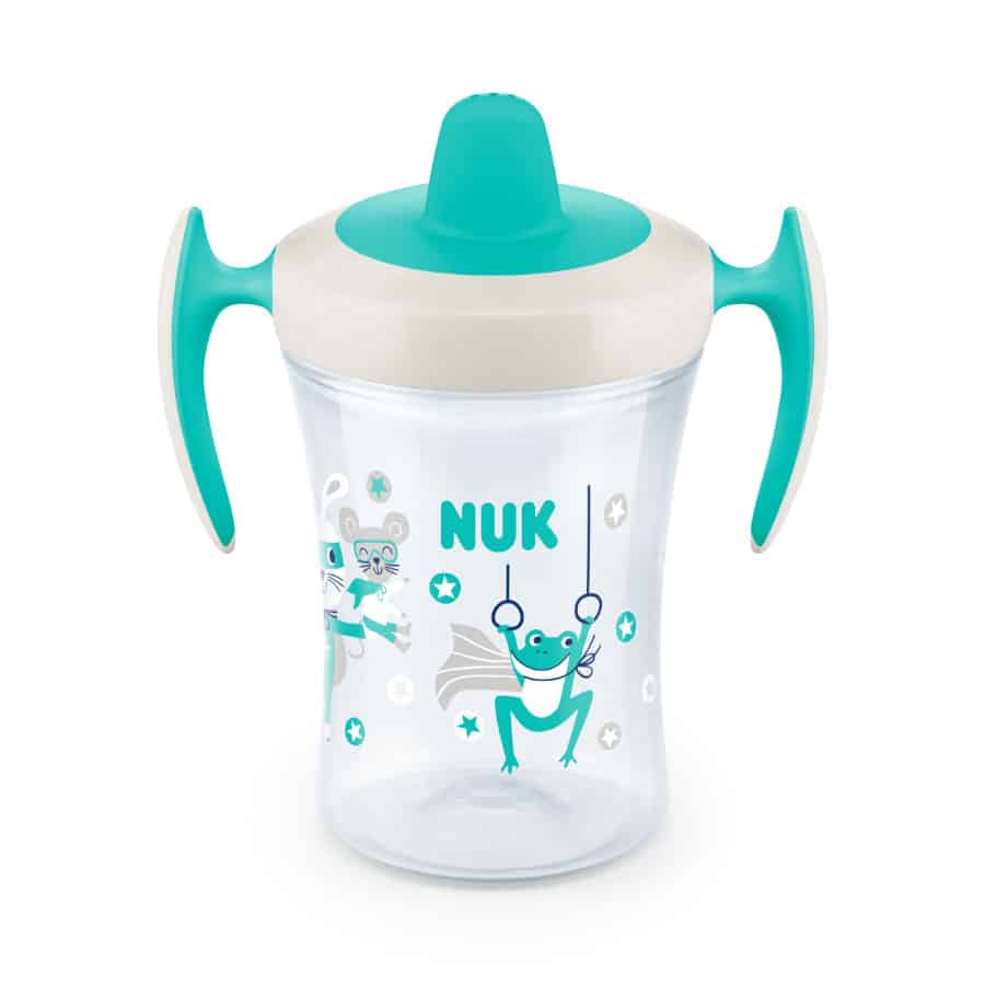 Nuk Trainer Cup 230ml anti-fuite 6 mois+ petrol