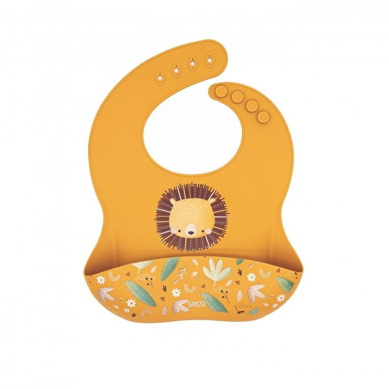 Sassi Bavoir En Silicone Chompy le lion