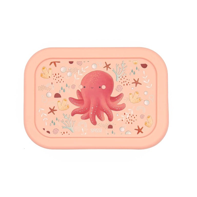 Sassi Lunch Box en Silicone Slurpy la pieuvre