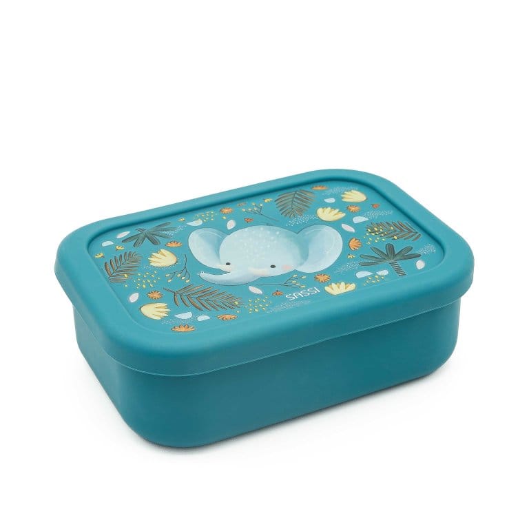 Sassi Lunch Box en Silicone Chewy l’éléphant