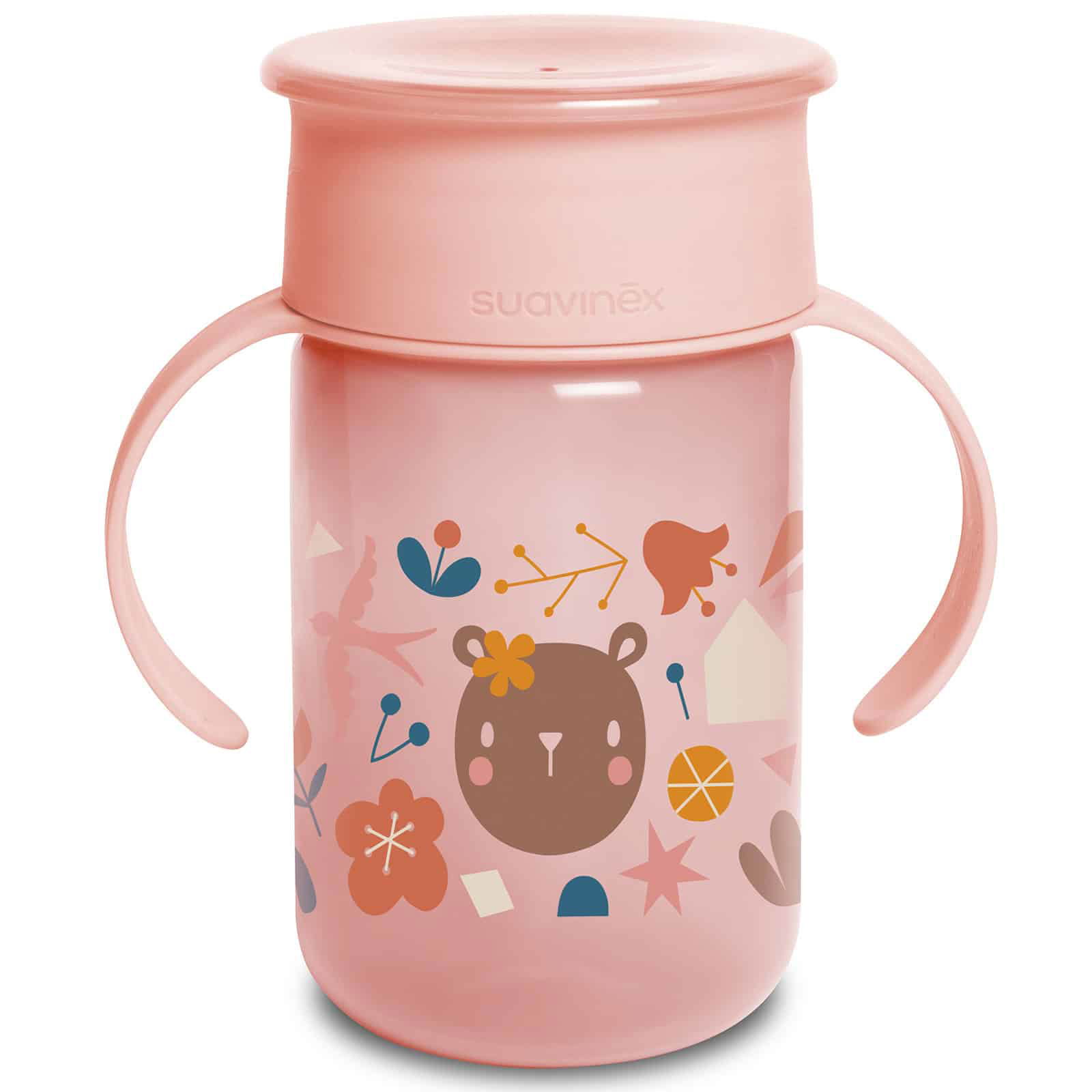 Suavinex Tasse d’apprentissage 360º Rose +12 mois 340ml