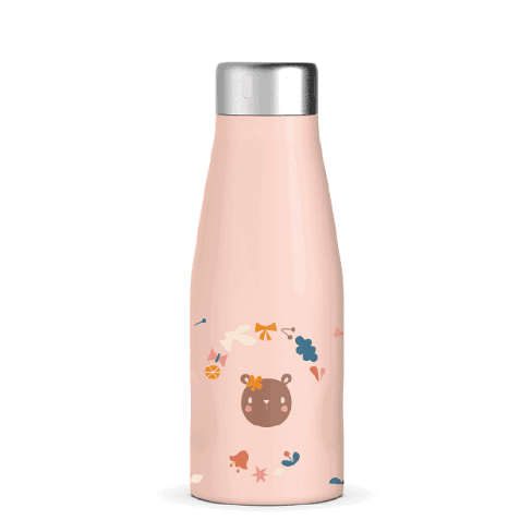 Suavinex Thermos en acier inoxydable 350ml – Rose