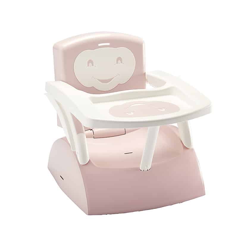 Thermobaby Rehausseur de chaise évolutif 2 en 1 Rose