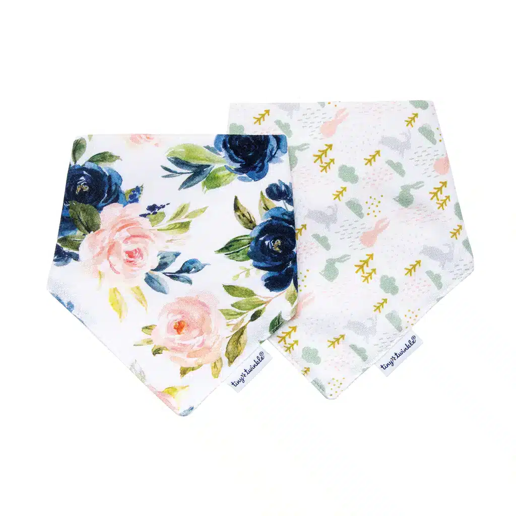 Tiny Twinkle Bavoir Bandana Blush 3m+