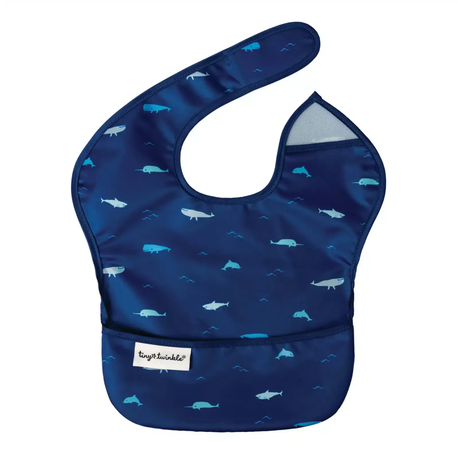 Tiny Twinkle Bavoir Easy Bib – Ocean life 6m+