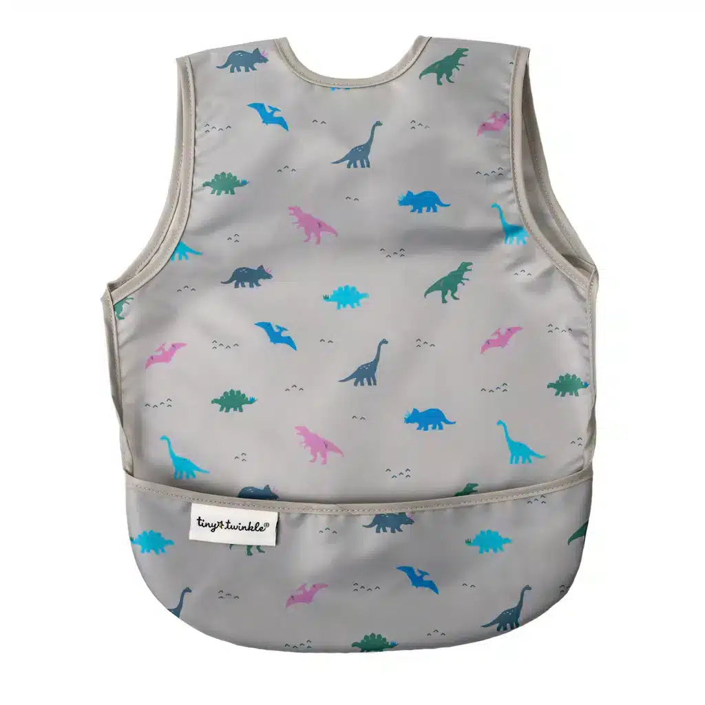 Tiny Twinkle Bavoir Mess proof – Dinosaure