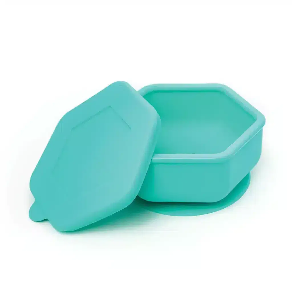 Tiny Twinkle Bol et couvercle à ventouse Silicone Mint