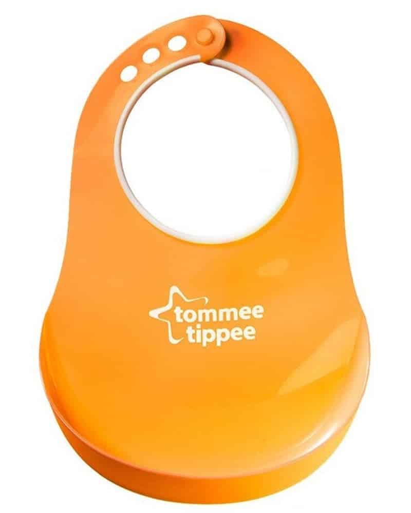 Tommee Tippee Bavoir avec fermoir réglable – Orange
