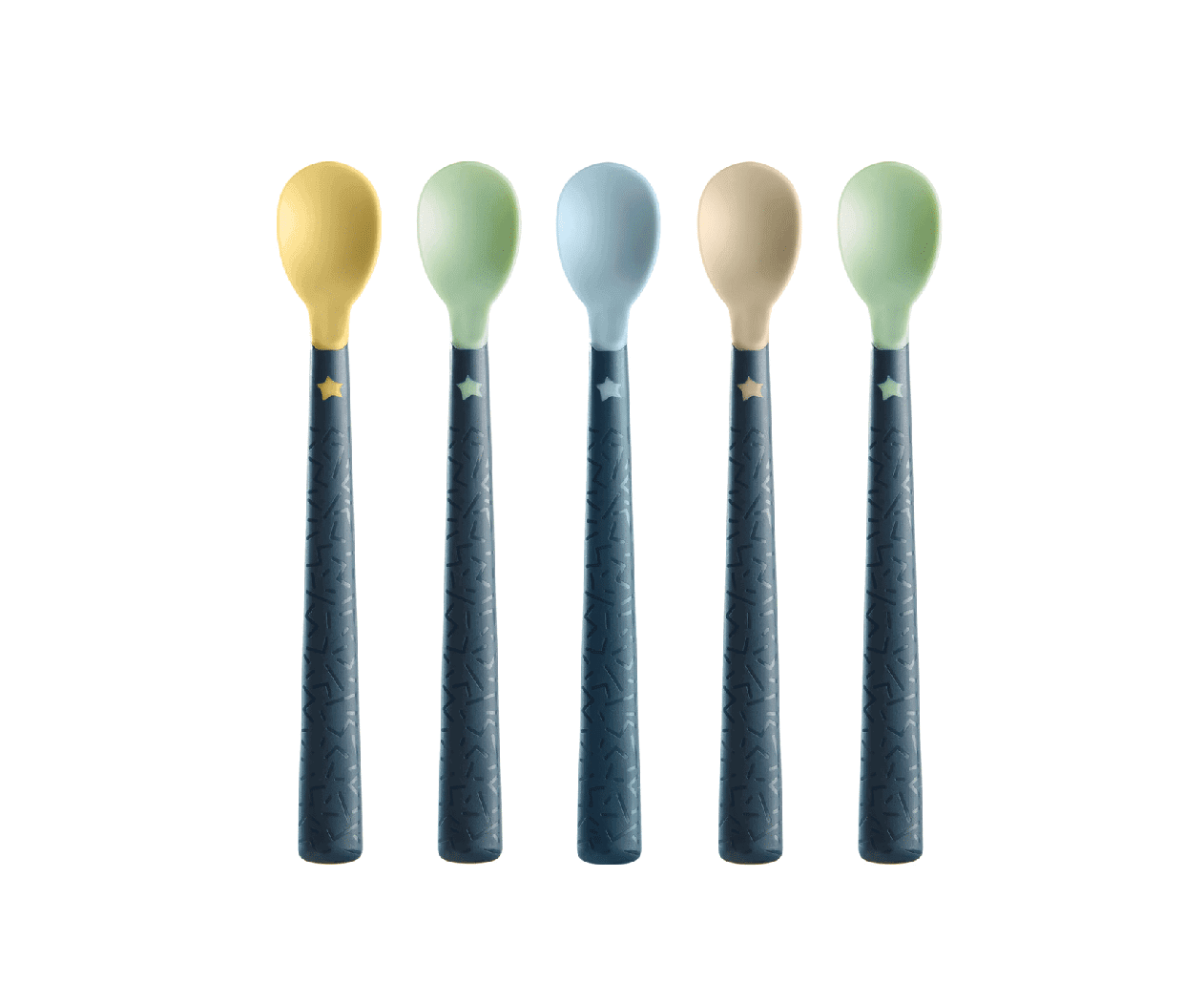 Tommee Tippee Lot de 5 Cuillères d’apprentissage Softee 4m+