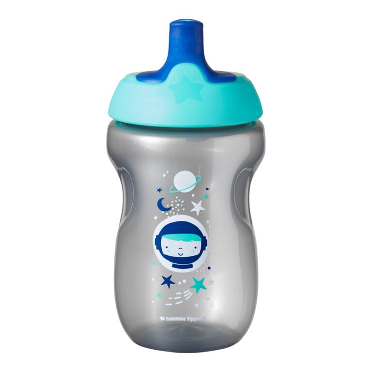 Tommee Tippee Gobelet Sport anti-déversement avec embout 300ml 12m+ Gris Vert