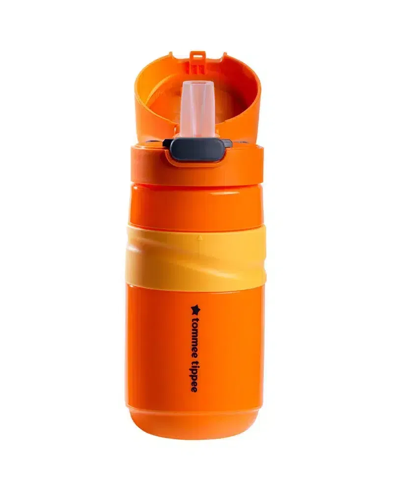 Tommee Tippee Gourde Anti-Fuite avec Paille 500ml – Orange