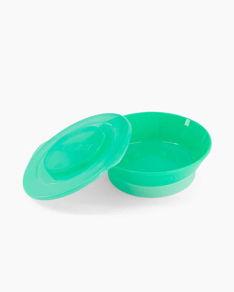 Twistshake Bol avec Couvercle Vert