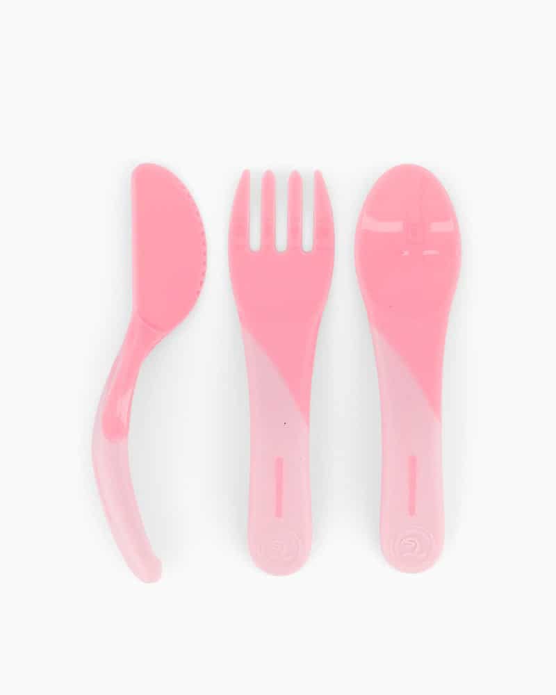 Twistshake Couverts d’apprentissage Rose