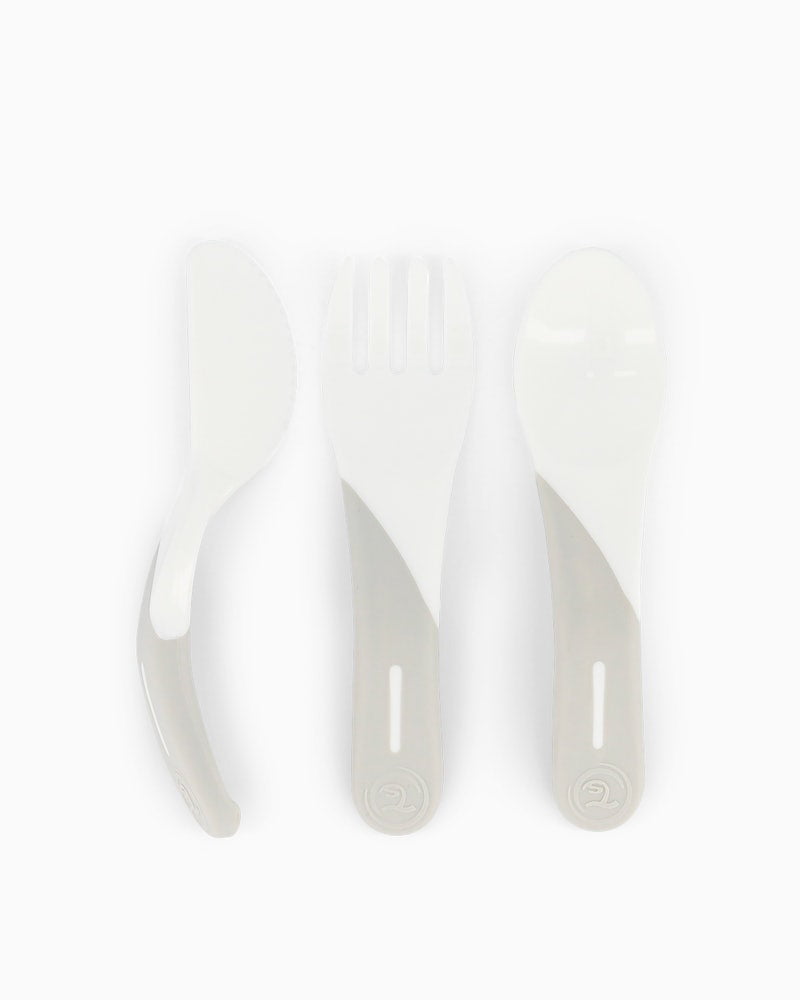 Twistshake Couverts d’apprentissage Blanc