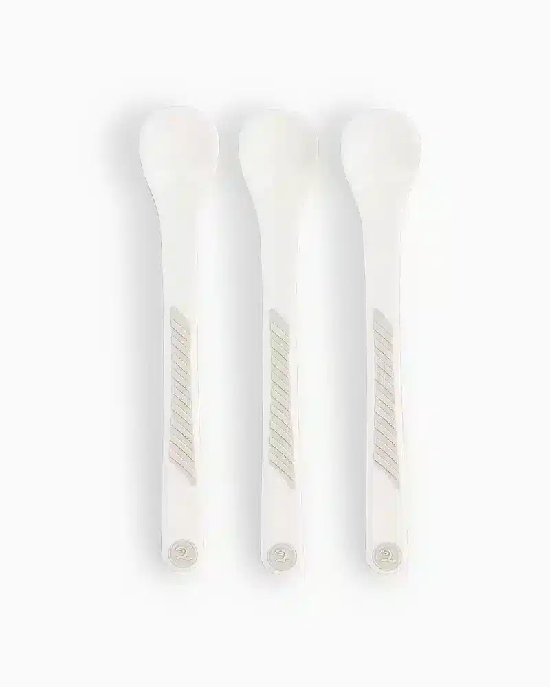 Twistshake cuillère d’alimentation bébé 4M+ lot 3 Blanc