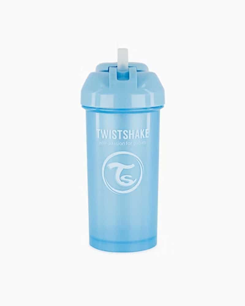 Twistshake Gourde à Paille 360ml Pearl Bleu
