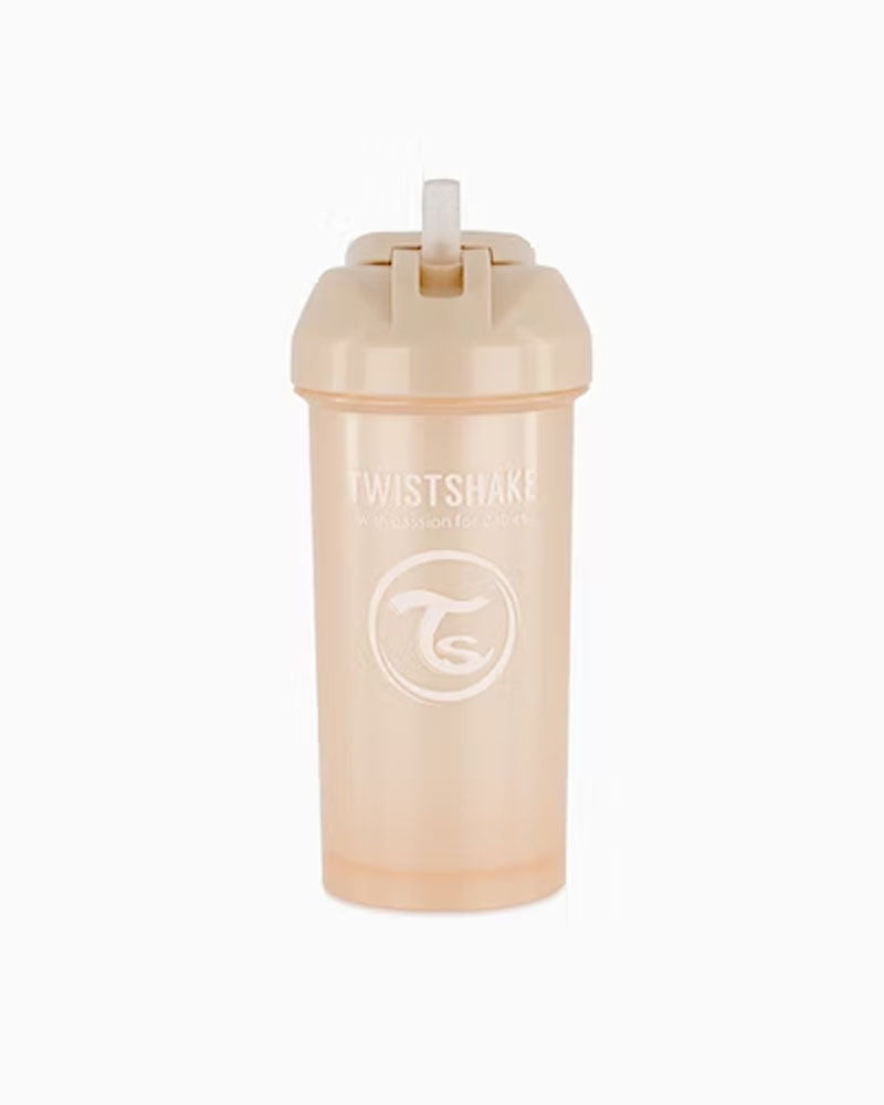 Twistshake Gourde à Paille 360ml Pearl Champagne