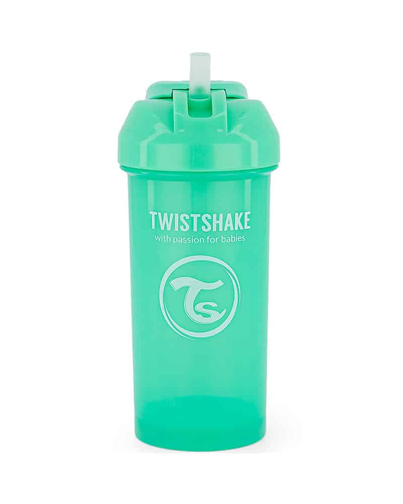 Twistshake Gourde à Paille 360ml Vert
