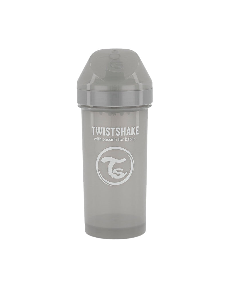 Twistshake Gourde Anti-Fuites 360ml Gris