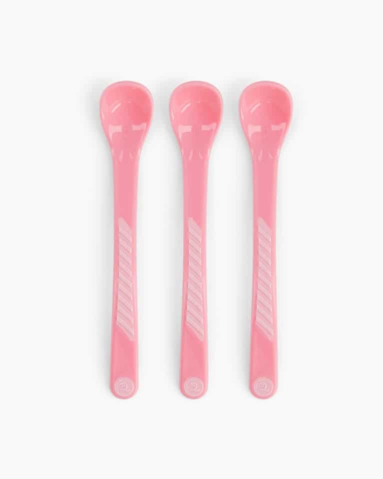 Twistshake Lot de 3 cuillères 4m+ Rose