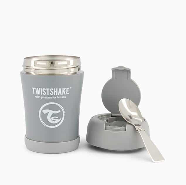 TwistShake Pot BabyFood 350 ml Gris