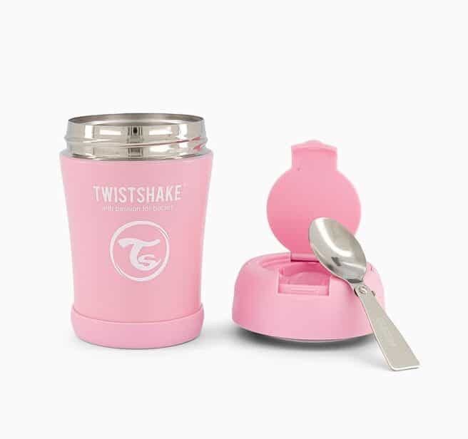 TwistShake Pot BabyFood 350 ml Rose