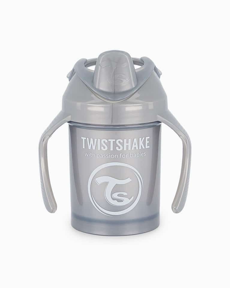 TwistShake – Tasse à bec anti-fuites Grise 4m+