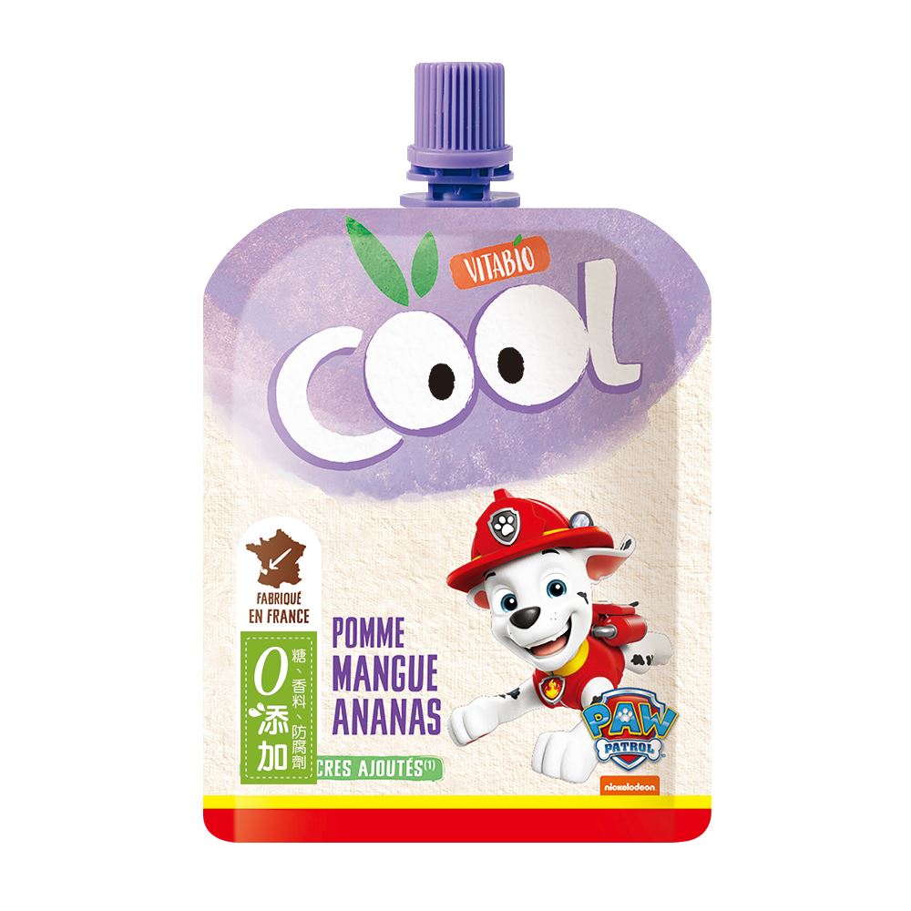 Vitabio Cool Fruits Pomme Mangue Ananas 90g