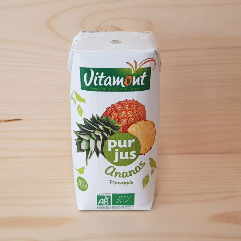 Vitamont Pur jus ananas organic 200ml