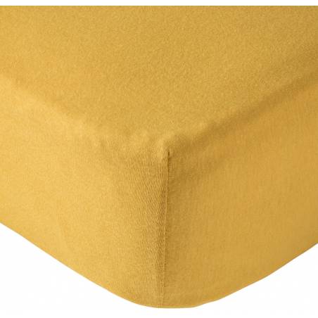 BabyCalin Drap Housse 60×120 cm – Moutarde