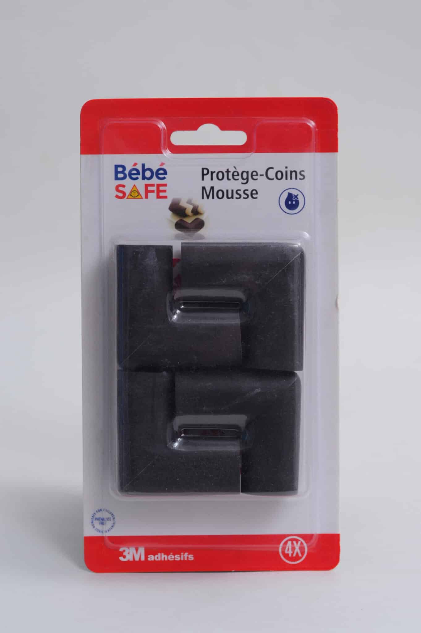 Bebe Safe Protège Coins Mousse Marron 4pcs