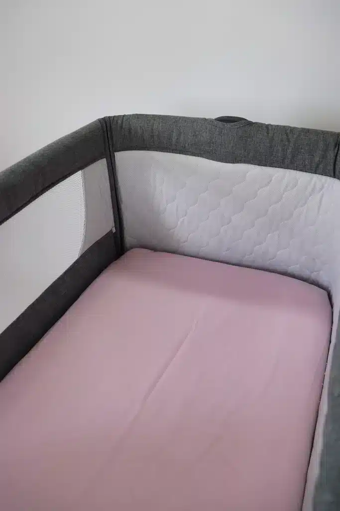 Drap Housse cododo / berceau Rose