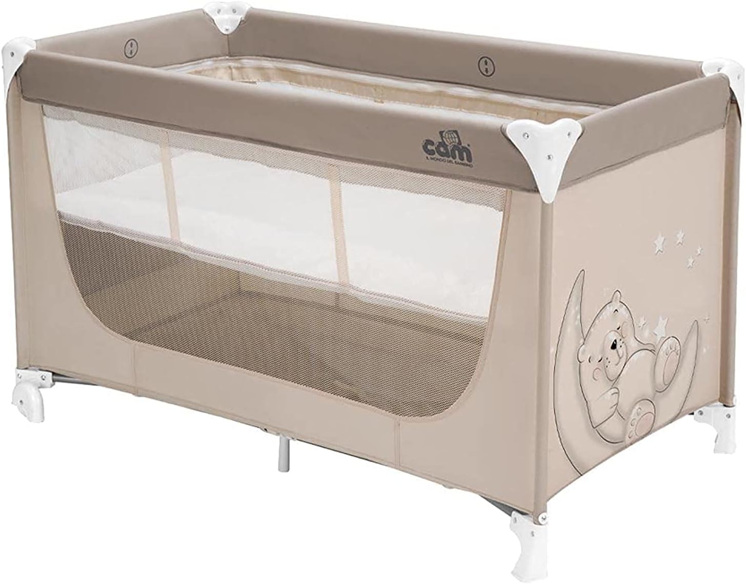 Cam Lit parapluie Pisolino beige Ourson