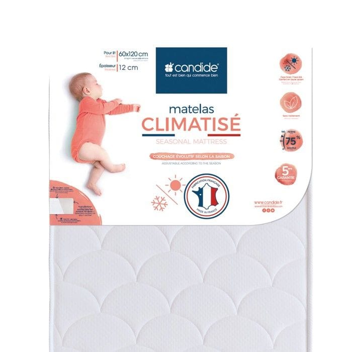 Candide Matelas climatisé  60 x 120 x 12 cm