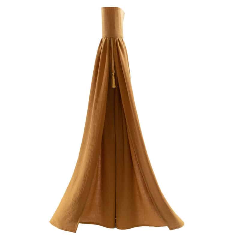 Domiva Ciel de lit double gaze de coton 150m – Caramel