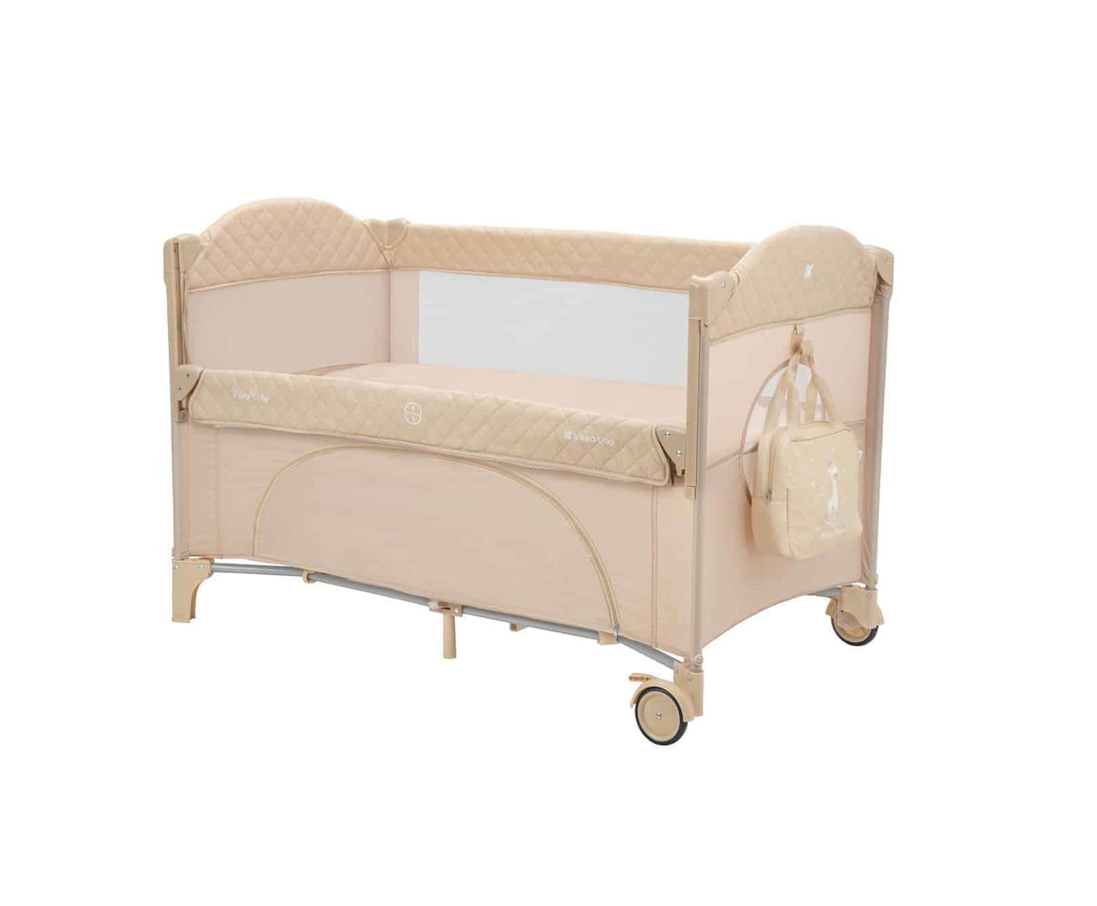 Kikkaboo Lit parapluie Cododo Milky Way Beige 2 Niveaux + Sac Offert