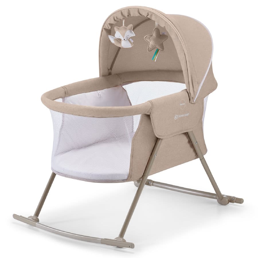 Kinderkraft Lit parapluie berceau Lovi beige 3en1