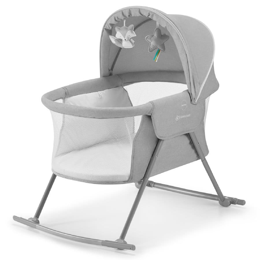 Kinderkraft Lit parapluie berceau Lovi grey 3en1
