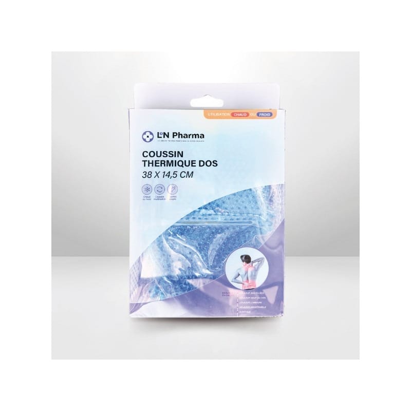 L2N Pharma – Coussin Thermique Dos 38 × 14,5 cm