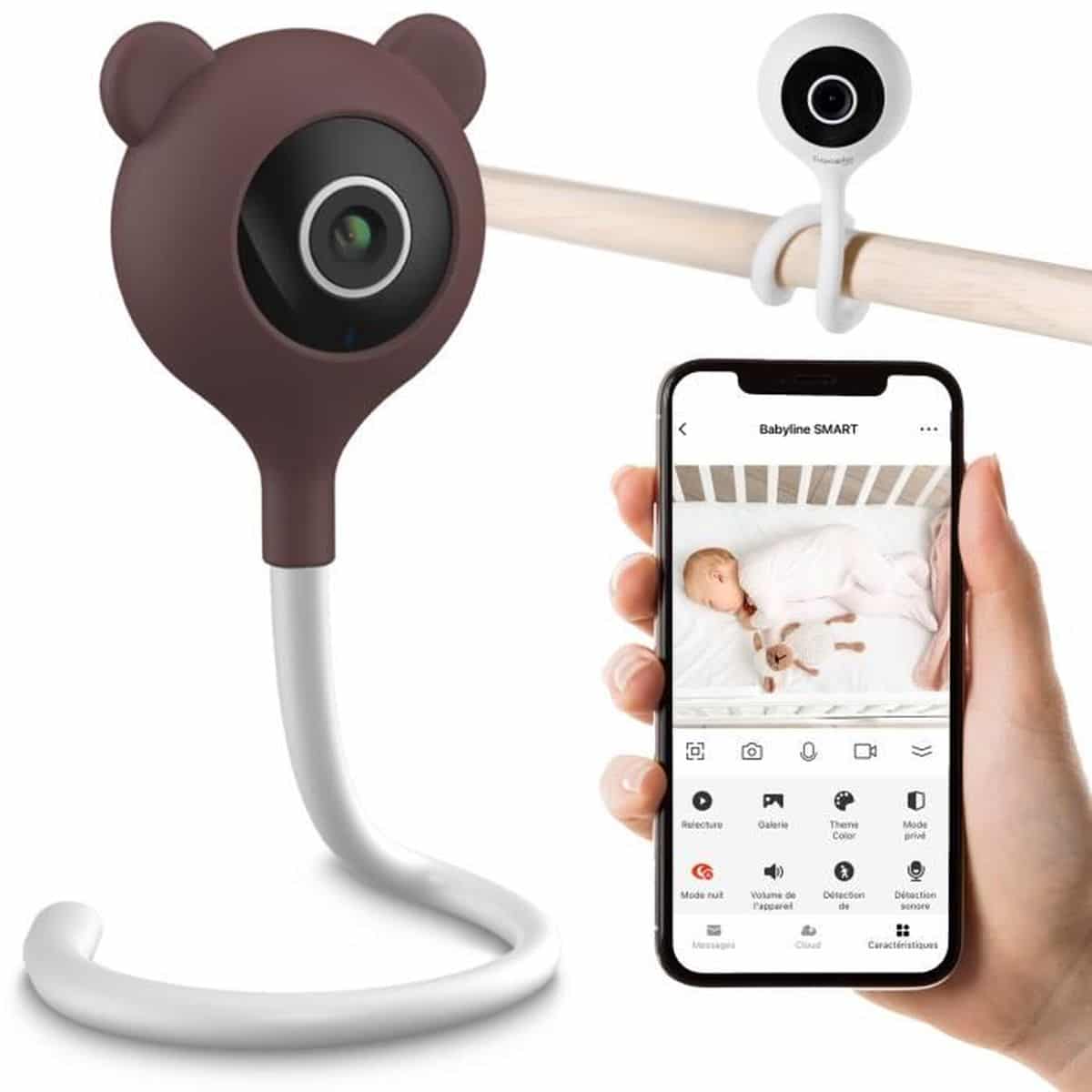 Lionelo Babyline Smart Babyphone avec Capteur de Température