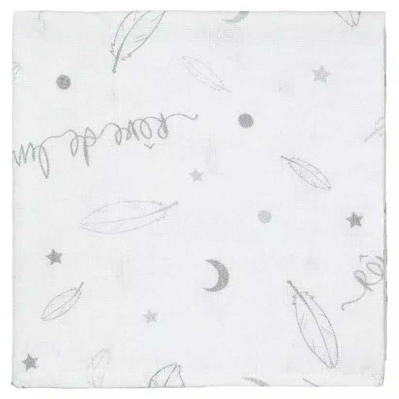 Little Band Lange bébé en coton Attrape Rêve – Maxi lange 110×110 cm